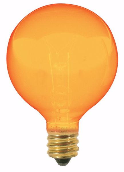 Picture of SATCO S3836 10W G 12 1/2 CAND TRANS AMB Incandescent Light Bulb