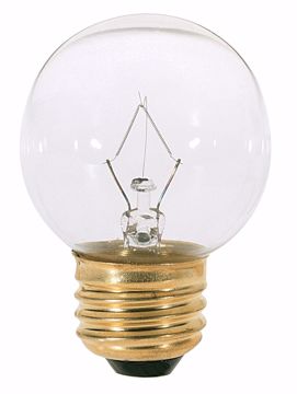 Picture of SATCO S3838 25G16.5/CL/E26/120V Incandescent Light Bulb