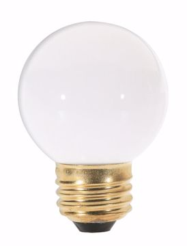 Picture of SATCO S3841 25G16/WH/E26/120V Incandescent Light Bulb