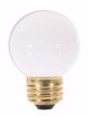 Picture of SATCO S3842 40G16/WH/E26/120V Incandescent Light Bulb