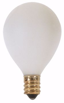 Picture of SATCO S3863 25W G12 1/2 CAND WHT Incandescent Light Bulb