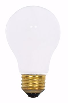 Picture of SATCO S3880 60A19/RS/130V  Incandescent Light Bulb