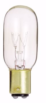 Picture of SATCO S3906 15T7/DC CLEAR 130V. Incandescent Light Bulb