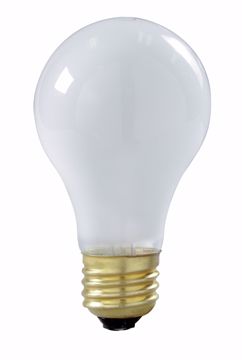 Picture of SATCO S3928 75A19/SAFETY COATED TF Incandescent Light Bulb