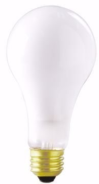 Picture of SATCO S3934 75A21 Frosted LONG LIFE 130V Incandescent Light Bulb