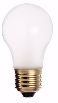 Picture of SATCO S3949 15W A-15 Frosted MED BASE Incandescent Light Bulb