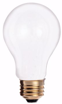 Picture of SATCO S3950 25W A-19 Frosted 130V Incandescent Light Bulb