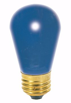 Picture of SATCO S3963 11S14 BLUE Incandescent Light Bulb