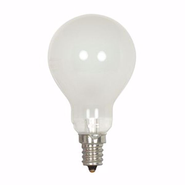 Picture of SATCO S4161 40A15  Frosted E12 NICKEL PLATED Incandescent Light Bulb