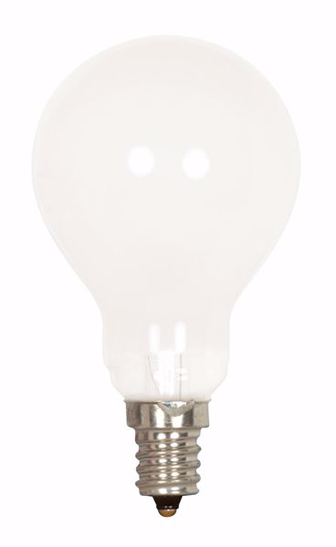 Picture of SATCO S4163 60A15  Frosted E12 NICKEL PLATED Incandescent Light Bulb