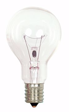 Picture of SATCO S4164 40A15 CLEAR E17 NICKEL PLATED Incandescent Light Bulb