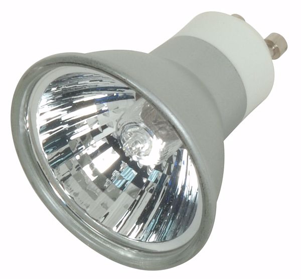 Picture of SATCO S4182 EXN/S/GU10 38' 50MR16 SLVR LEN Halogen Light Bulb