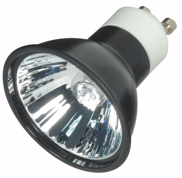 Picture of SATCO S4184 EXN/B/GU10 38' 50MR16 BLK LENS Halogen Light Bulb