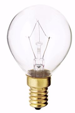 Picture of SATCO S4707 40W G14 CLEAR E14S Incandescent Light Bulb