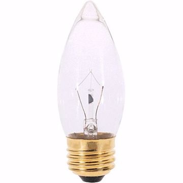 Picture of SATCO S4740 40W CLEAR B11 FAN BULB Incandescent Light Bulb