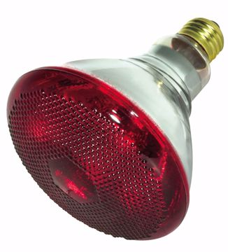 Picture of SATCO S4751 175BR38 HEAT RED Incandescent Light Bulb
