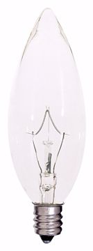 Picture of SATCO S4996 40W Torpedo CAND Clear KRYPTON Incandescent Light Bulb