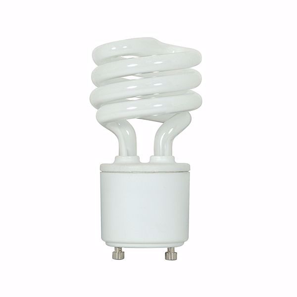 Picture of SATCO S5302 18T2/GU24/2700K/120V/1BL Compact Fluorescent Light Bulb