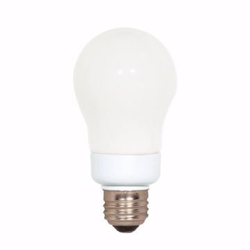 Picture of SATCO S5568 9A19/E26/2700K/120V/1BL Compact Fluorescent Light Bulb