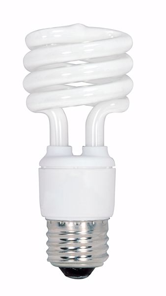 Picture of SATCO S6238 13T2/E26/3500K/120V  Compact Fluorescent Light Bulb