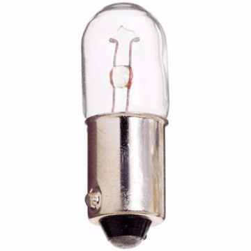 Picture of SATCO S6912 47 6.3V 1W BA9S T3 1/4 C2R Incandescent Light Bulb