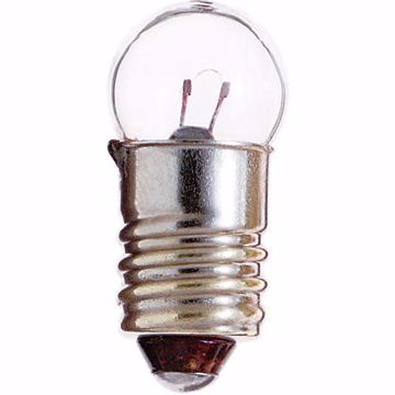 Picture of SATCO S6931 14 2.4V .74W E10 G3.5 C2R Incandescent Light Bulb