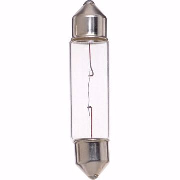 Picture of SATCO S6986 X10T3.25 12V FESTOON XENON Incandescent Light Bulb