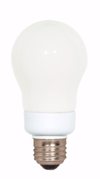 Picture of SATCO S7284 9A19/E26/2700K/120V  Compact Fluorescent Light Bulb