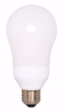 Picture of SATCO S7293 15A19/E26/5000K/120V  Compact Fluorescent Light Bulb