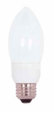 Picture of SATCO S7323 7ETCFL/E26/5000K/120V  Compact Fluorescent Light Bulb