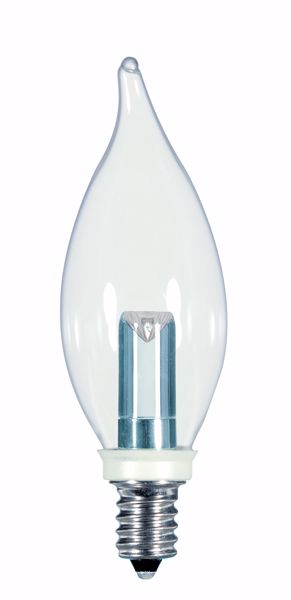 Picture of SATCO S9153 1W CFC/LED/120V/CD LED Light Bulb