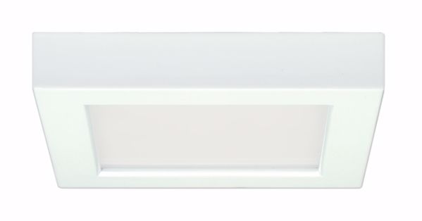 Picture of SATCO S9324 10.5W/LED/5.5"FLUSH/27K/SQ/WH LED Light Bulb