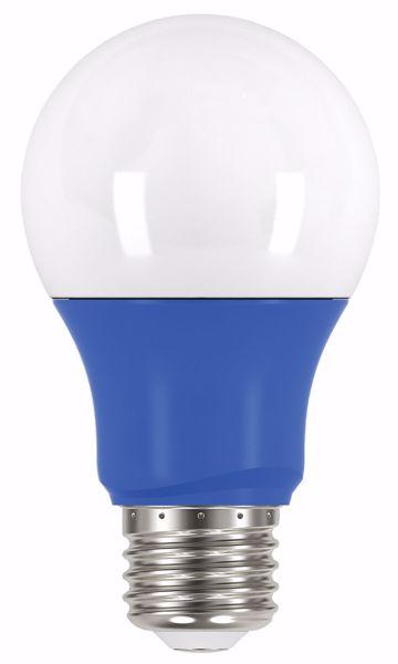 Picture of SATCO S9644 2A19/LED/BLUE/120V LED Light Bulb