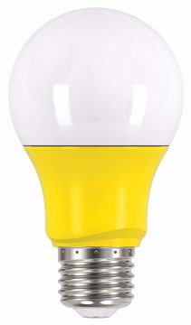 Picture of SATCO S9645 2A19/LED/YELLOW/120V LED Light Bulb