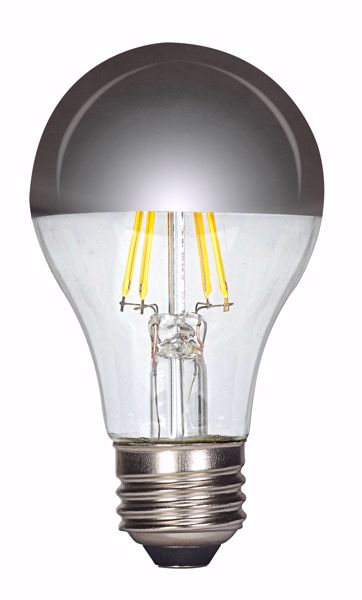 Picture of SATCO S9826 6.5A19/SLV/LED/E26/27K/120V LED Light Bulb