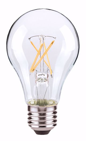 Picture of SATCO S9876 7A19/CL/LED/E26/27K/ES/120V LED Light Bulb