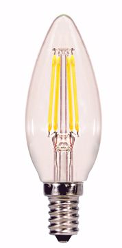 Picture of SATCO S9877 4W CTC/LED/27K/CL/90CRI LED Light Bulb