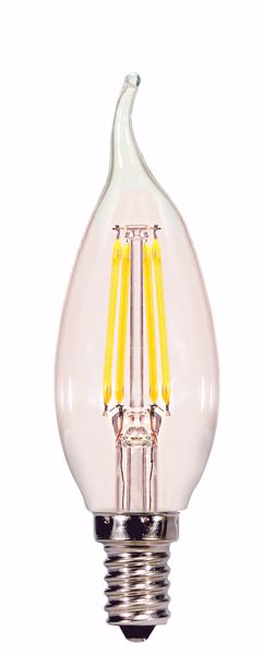 Picture of SATCO S9891 3.5W CFC/LED/30K/CL/120V LED Light Bulb