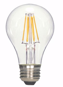 Picture of SATCO S9894 6.5A19/CL/LED/E26/30K/120V LED Light Bulb