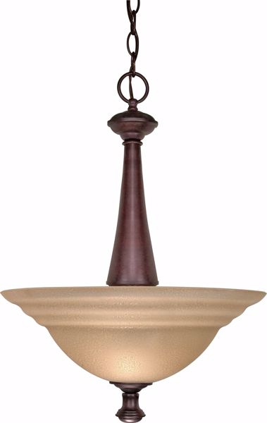 Picture of NUVO Lighting 60/104 Mericana - 2 Light - 16" - Pendant - with Amber Water Glass