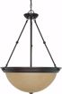 Picture of NUVO Lighting 60/1263 3 Light 20" Pendant with Champagne Linen Washed Glass