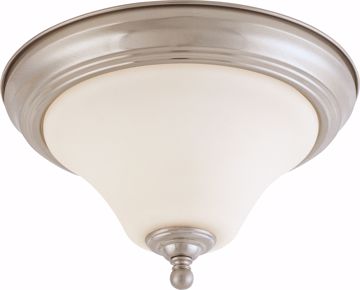 Picture of NUVO Lighting 60/1824 Dupont - 1 light 11" Flush Mount with Satin White Glass