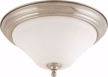 Picture of NUVO Lighting 60/1826 Dupont - 2 light 15" Flush Mount with Satin White Glass