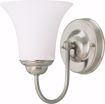 Picture of NUVO Lighting 60/1832 Dupont - 1 Light Vanity with Satin White Glass
