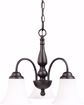 Picture of NUVO Lighting 60/1841 Dupont - 3 light 16" Chandelier with Satin White Glass