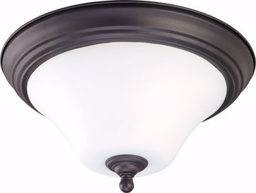 Picture of NUVO Lighting 60/1845 Dupont - 2 light 13" Flush Mount with Satin White Glass