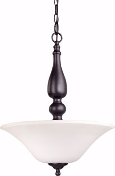Picture of NUVO Lighting 60/1848 Dupont - 3 Light Pendant with Satin White Glass