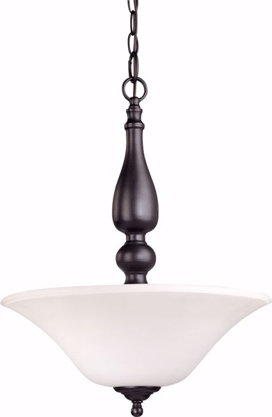 Picture of NUVO Lighting 60/1848 Dupont - 3 Light Pendant with Satin White Glass