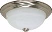 Picture of NUVO Lighting 60/197 2 Light - 11" - Flush Mount - Alabaster Glass