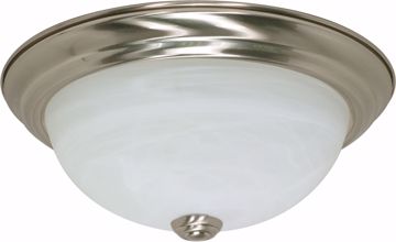 Picture of NUVO Lighting 60/197 2 Light - 11" - Flush Mount - Alabaster Glass